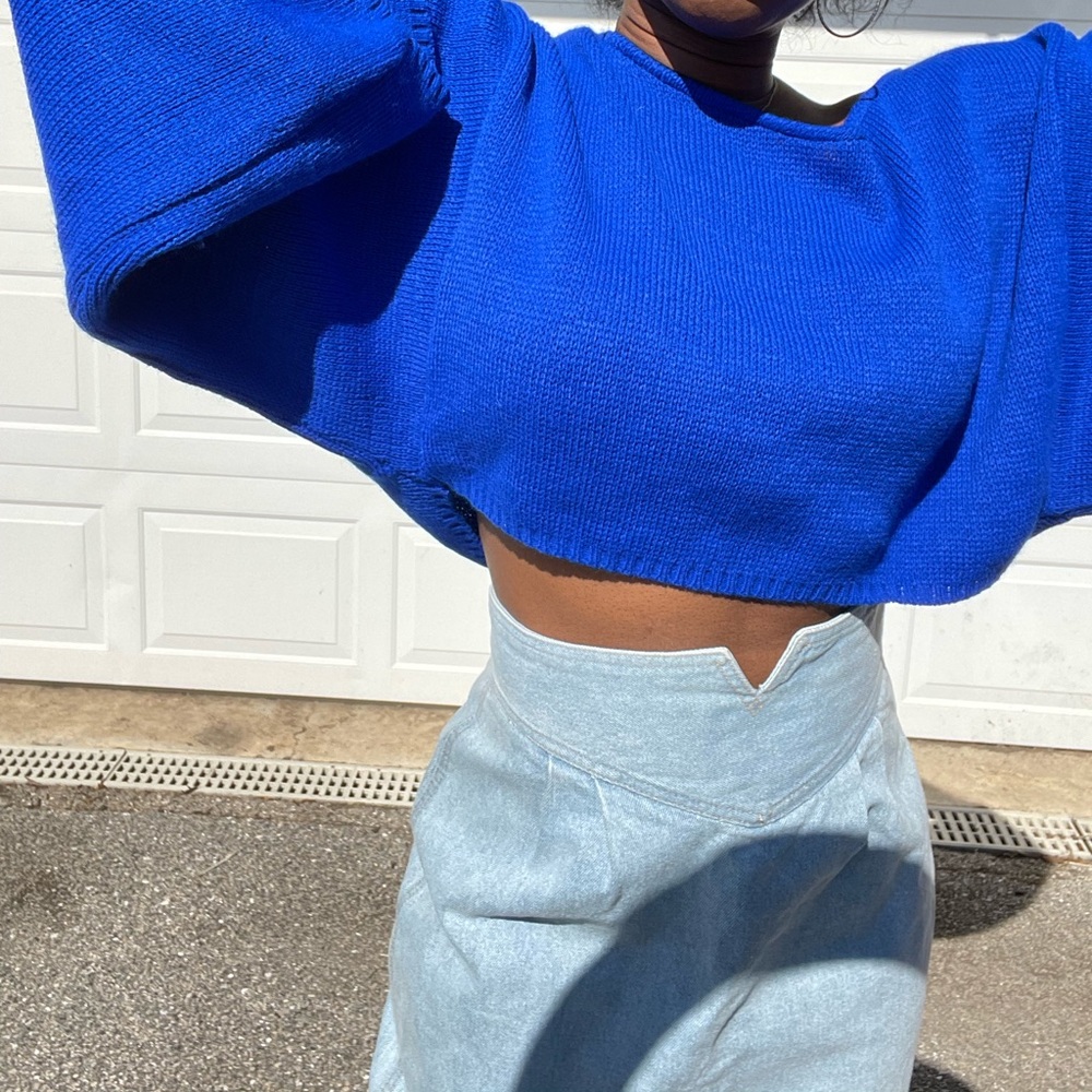 Vintage high waist Denim skirt - Picture 6 of 6